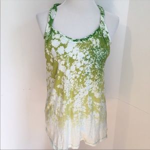 ANTHRO floral ombré tank